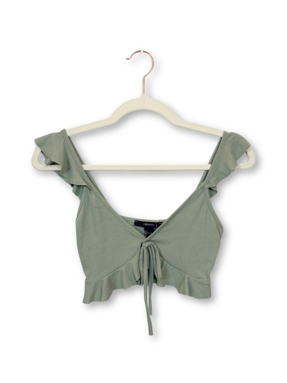 Forever 21 ruffle bralette top